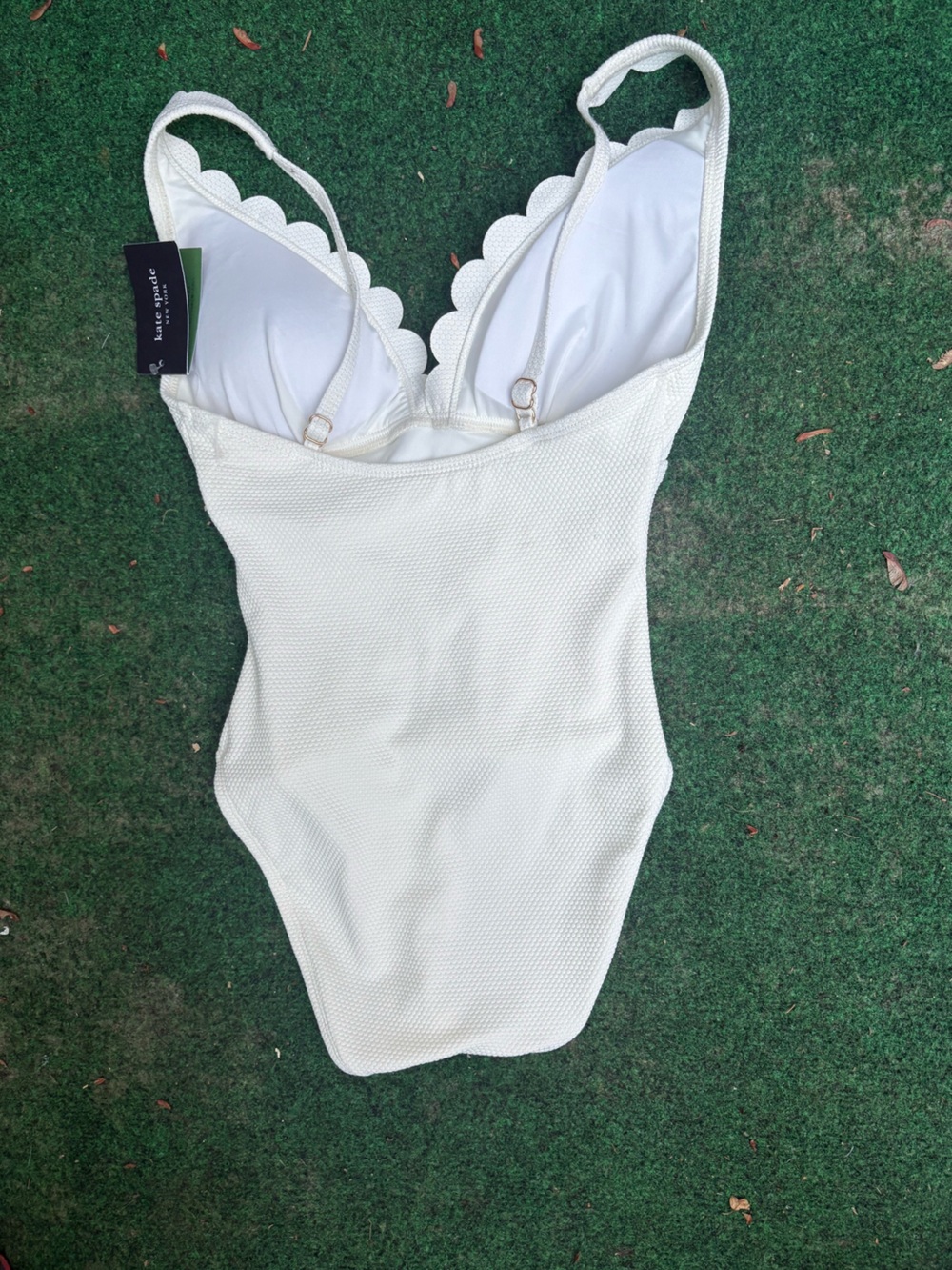 kate spade ivory one piece swimsuit nwt XS - Picture 6 of 8